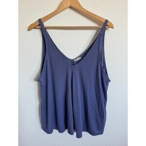 Free People Intimately Flow Tank Top Blue Purple Casual Womens Sise Medium